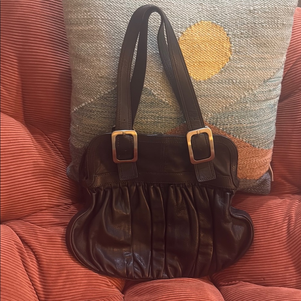 Elegant Brown Leather Women's Bag